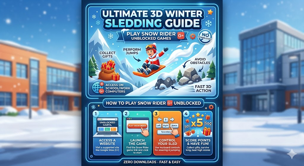 unblocked games g+ snow rider